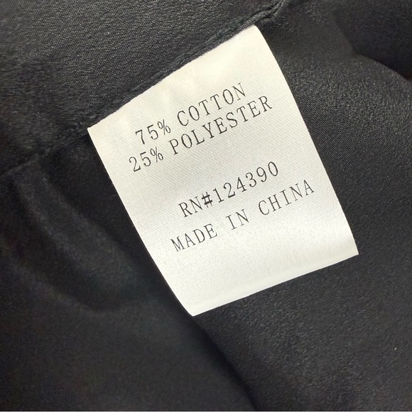 SS Sanyas Floral Trench Coat Womens Black XL Long NWT - Picture 6 of 9